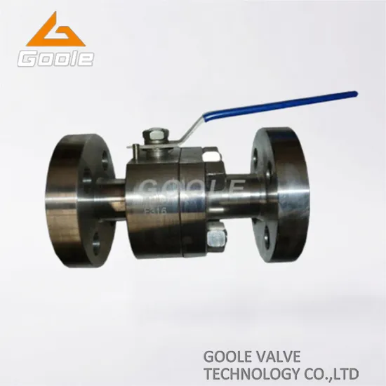 3PCS Carbon Steel Flange Floating Ball Valve
